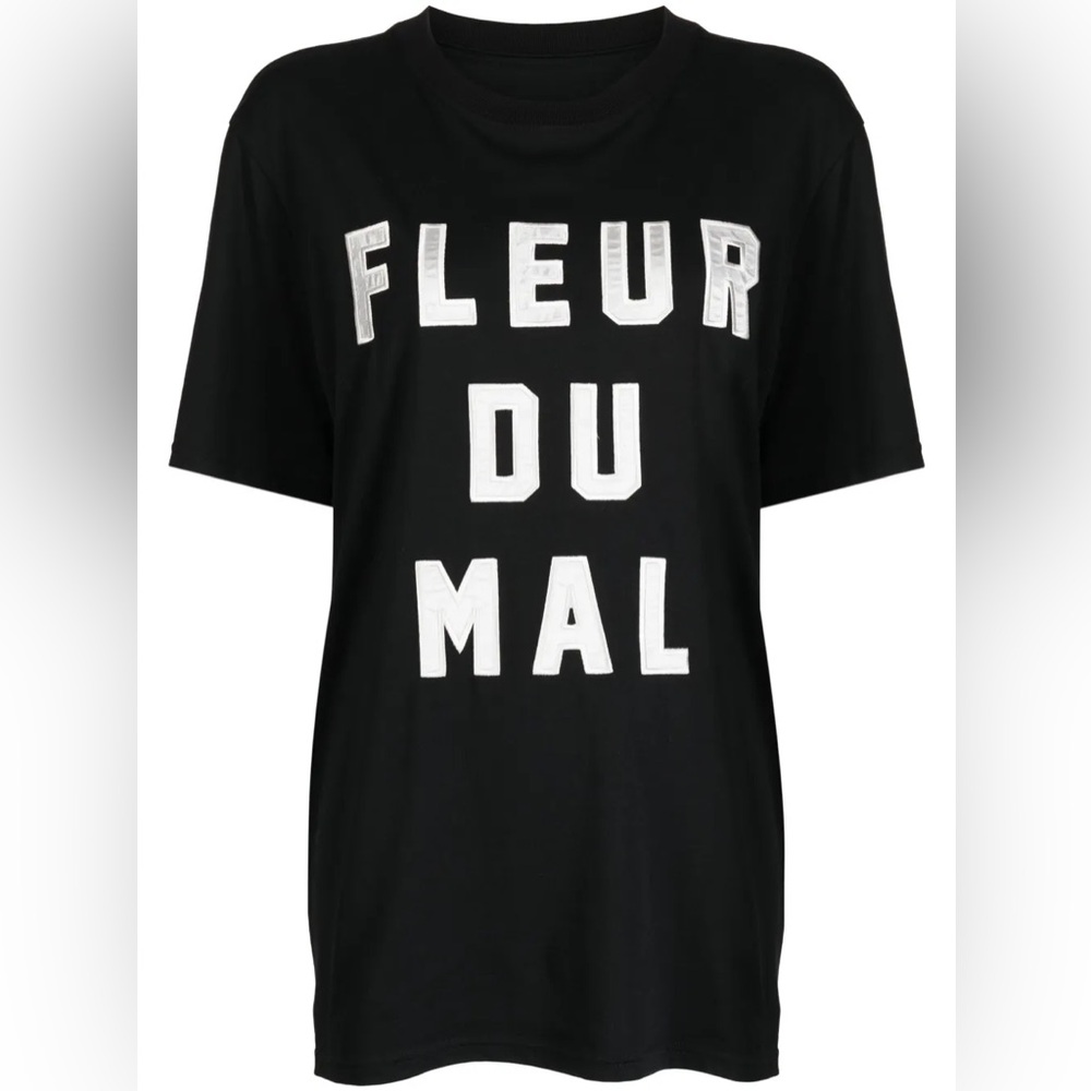 Fleur Du Mal Unisex Logo Tee